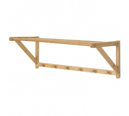 Věšák, bambus, přírodní, DR-B004 NAT