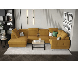 Rohová sedací souprava MALIBU MAX II 180x350x182 cm - volitelný odstín - pravá strana