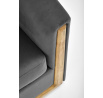 Křeslo ENRICO, popelavě šedá