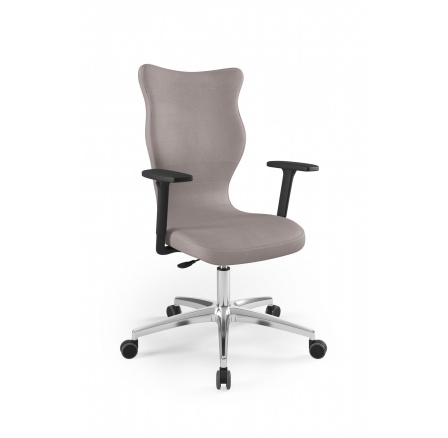Křeslo kancelářské otočné  PERTO PLUS , Leštěný hliník Letto 33 velikost 7