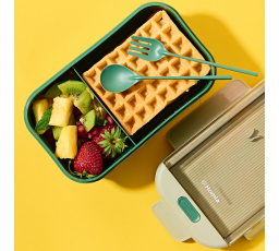 Lunchbox BOXIE s příborem zelený 0.54 896090