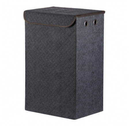 Koš pádelní - látkový s víkem, modrá barva Koš pádelní - látkový s víkem, modrá barva