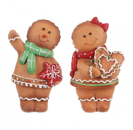 Perníček, keramická figurka - menší, mix 2 druhů, cena za 1 ks.