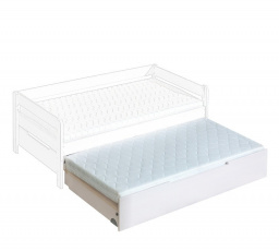 Spodní postel  šuplík s uložným prostorem BORYS B3 - Barva korpusu: borovice na bílé