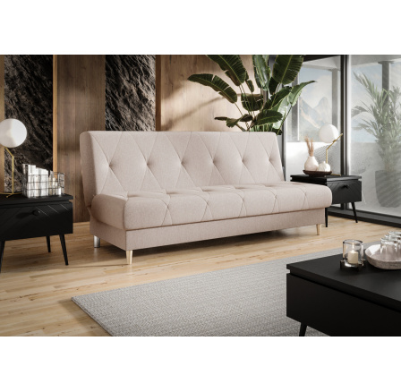 Rozkládací pohovka KARO 200 cm - Odstíny světlé béžové Rozkládací pohovka KARO 200 cm - Odstíny světlé béžové