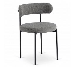 Židle TULSA Šedé Boucle