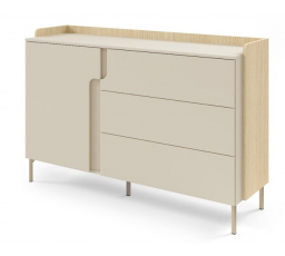 Komoda POSITANO 7, Dub Mavelie macadamia