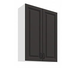 Horní skříňka STELLO - 80 G-108 2F, Bílá/Grafit