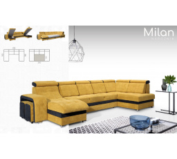 Rohová sedací souprava Milan