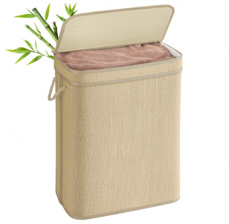 Koš na prádlo, bambus, přírodní, APK-E1067 NAT Koš na prádlo, bambus, přírodní, APK-E1067 NAT