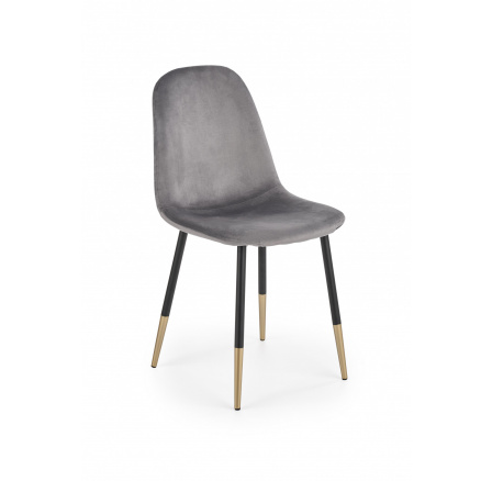 Jídelní židle K379, šedý Velvet