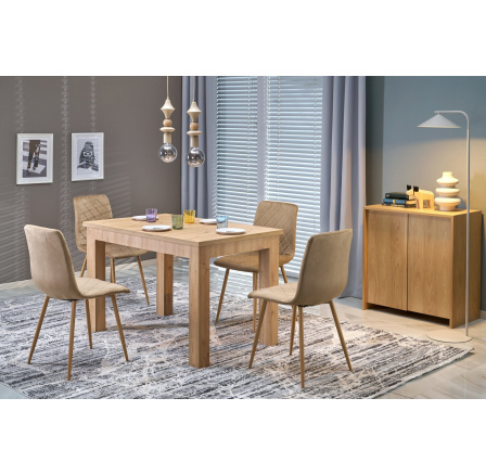 GIZMO rozkládací stůl deska - dub artisan, nohy - dub artisan (2ks=1ks)