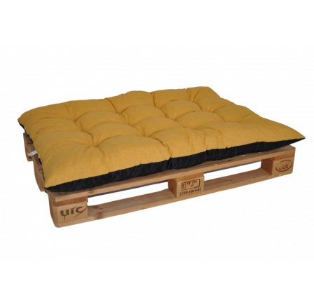 Paletový sedák / zahradní matrace žlutý melír Paletový sedák / zahradní matrace žlutý melír