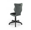 Židle Twist Soft velikost 4, Černá/Šedá