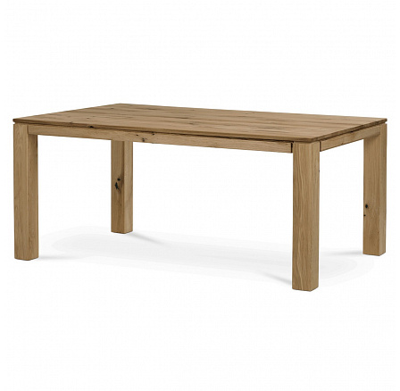 Jídelní stůl 180x90cm, masiv, dub, DS-F180 DUB