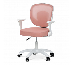 Dětská židle, výškově nastavitelná, růžová síťovina, KA-K1062 PINK