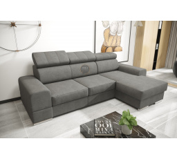 Rohová sedací souprava ROYAL MINI 260×160 - šedá , pravá
