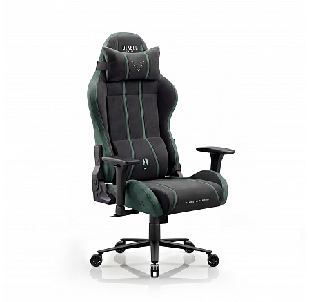DIABLO CHAIRS X-ONE 2.0 >normální< křeslo FOREST GREEN| Herní židle | látková herní židle DIABLO CHAIRS X-ONE 2.0 >normální< křeslo FOREST GREEN| Herní židle | látková herní židle