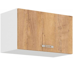 Horní skřínka SARA - 60 OK-40 1F, Bílá / Dub Lefkas