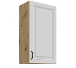 Horní skřínka STELLO - 50 G-90 1F, Dub Artisan/Bílý mat