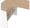 Psací stůl Felix 118, bílá/jackson hickory