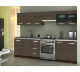 Kuchyňská linka set AMANDA 1 260, Cinamon acacia 