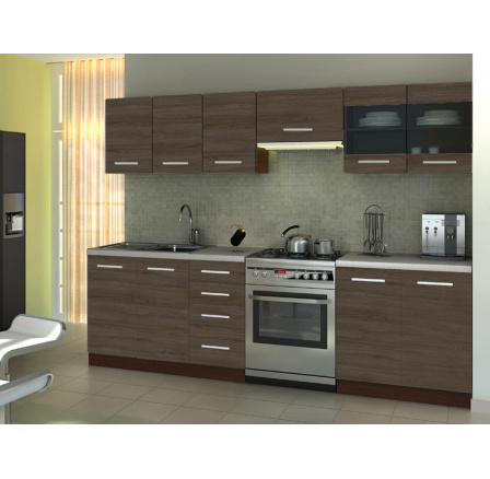 Kuchyňská linka set AMANDA 1 260, Cinamon acacia 
