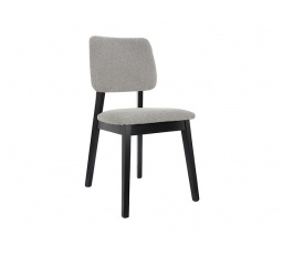 Jídelní židle KEILA, černá TX058/Baloo 2084 beige