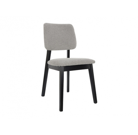 Jídelní židle KEILA, černá TX058/Baloo 2084 beige
