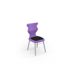 Židle Classic Soft velikost 1 sedák fialový/opěradlo bílé