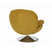 Otočné křeslo BRIGITTE BREGO, Curry 68/Chrom