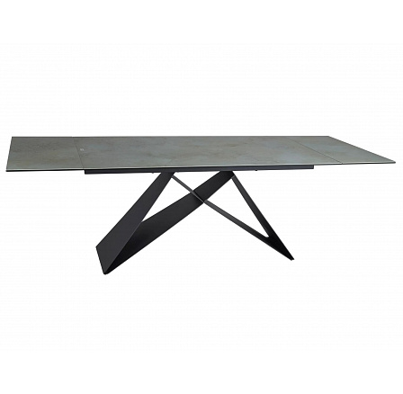 Jídelní stůl WESTIN CERAMIC, Ossido Verde Tyrkys mat/Černý mat Jídelní stůl WESTIN CERAMIC, Ossido Verde Tyrkys mat/Černý mat