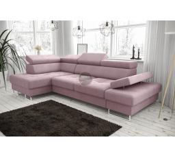 Rohová sedací souprava GALAXY MINI 170x280 - fialová , levá