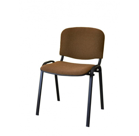 Konferenční stohovatelná židle ISO, hnědá