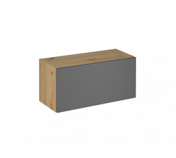 Kuchyňská horní skříňka Langen G80K, šedá/dub artisan