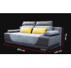 Pohovka Gréta béžová   Aston 23/Soft 066