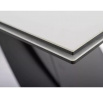 Jídelní stůl WESTIN CERAMIC, Diamond Cream mat/Černý mat