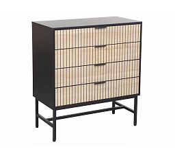 Komoda MAGO K2, Dub/ Černý MAT