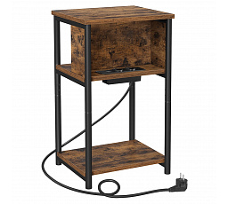 Odkládací stolek 30x34x58cm, mdf, old wood, AFK-E1175 OLW
