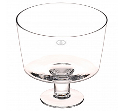 Váza skleněná - tvar číše, čirá