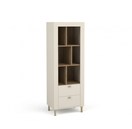 Systém "MOSSA" MO4 (Nízký regál 2S) - Barva: dub whisky Systém "MOSSA" MO4 (Nízký regál 2S) - Barva: dub whisky