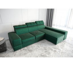 Rohová sedací souprava ROYAL 295×185 - volitelný odstín , pravá 