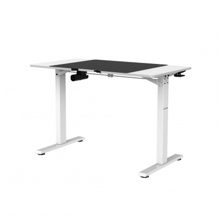 Stůl s elektrickým nastavením výšky EGON, 1100 x 720 x 600 mm, bílý