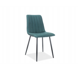 Jídelní židle ALAN, černá/zelená 122