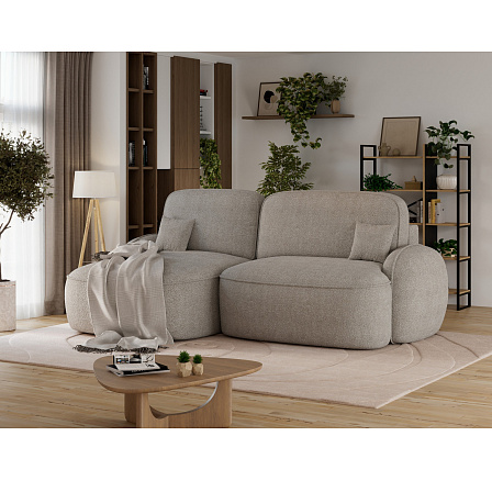 Tesalia corner sofa with sleeping function and storage compartment, dark grey bouclé, right-hand side Royal 18 197x115 Left 1 Tesalia corner sofa with sleeping function and storage compartment, dark grey bouclé, right-hand side Royal 18 197x115 Left 1