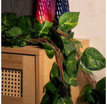 Umělý listový girland ZELENO epipremnum 240 cm 879079