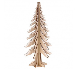 Strom - dřevěná dekorace na postavení, barva přírodní