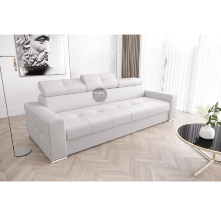 Sofa MARGO III 273 cm přírodní kůže - bílá kůže Sofa MARGO III 273 cm přírodní kůže - bílá kůže