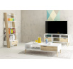 TV komoda RETRO 391, Bílá/Dub
