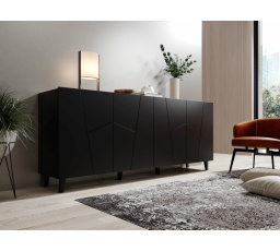 Komoda ETNA černý matný/černý matný